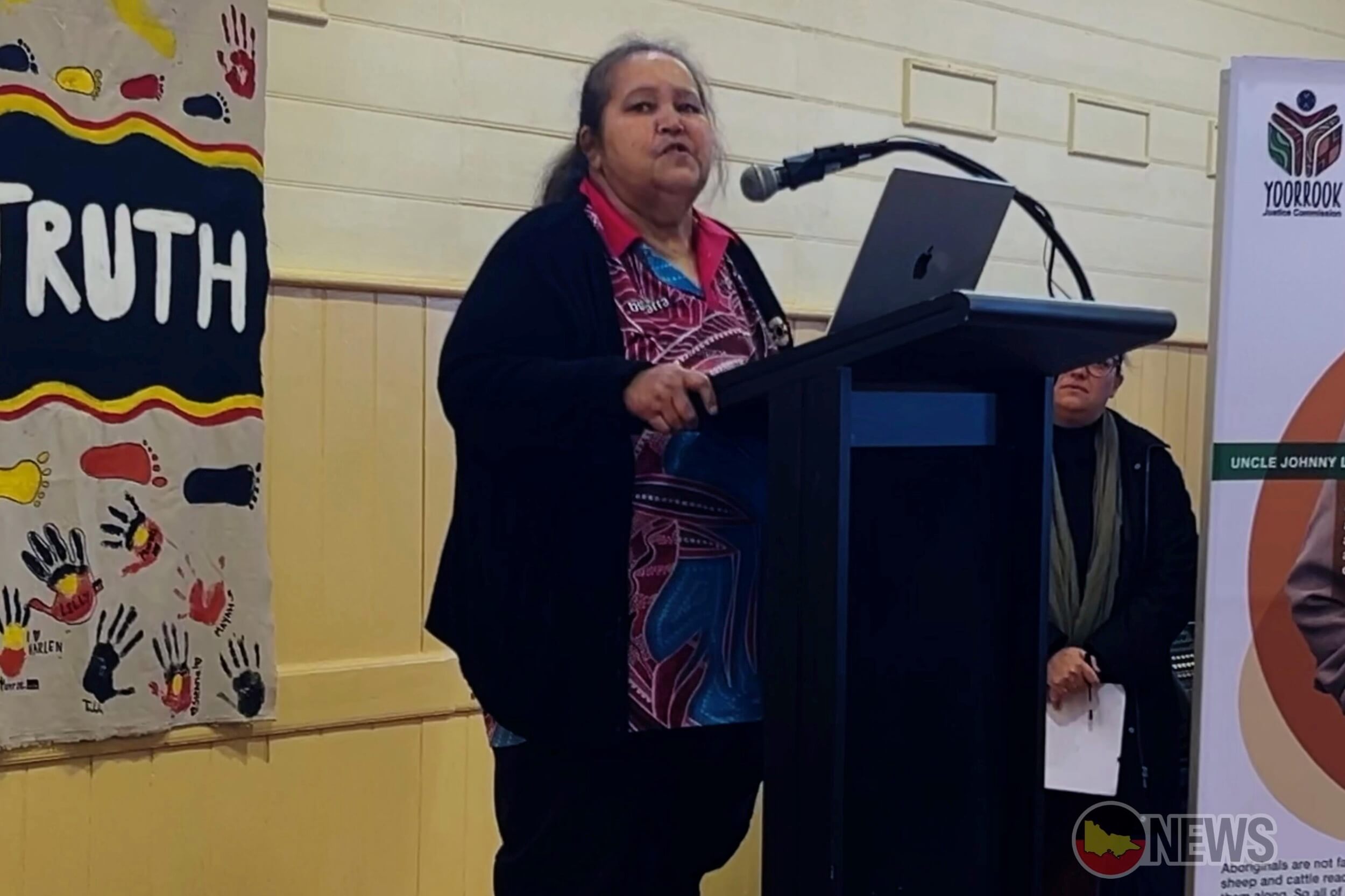 The Walk for Truth day 1 – Aunty Claudette Lovett welcomes all to Country